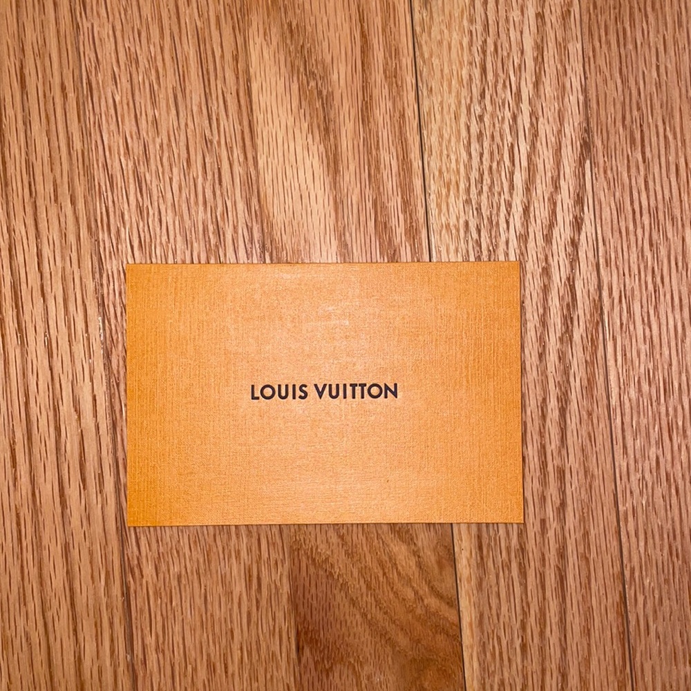 Louis Vuitton receipt holder